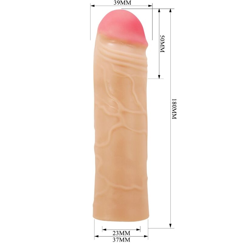 Penis extender chain cover flesh