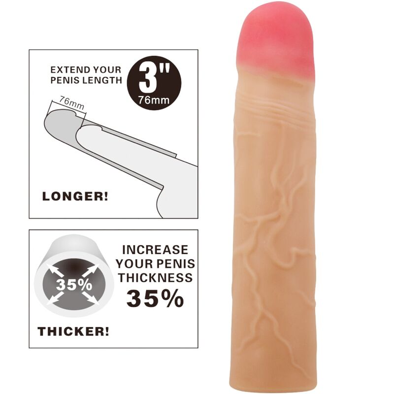 Kylian Extending Stimulating Pen Cover