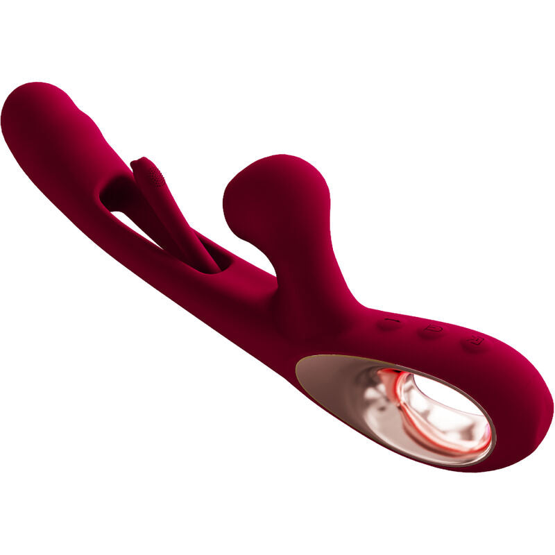 Vibrator impact swing &amp; double stimulator model 2 burgundy