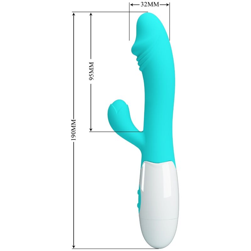 Aqua green snappy g-spot vibrator