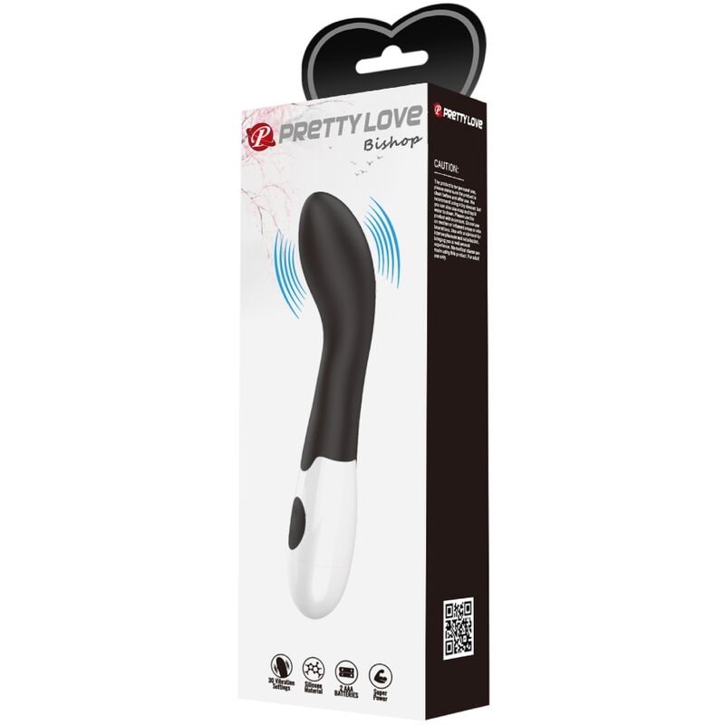 Bishop G-spot vibrator 30 modes black