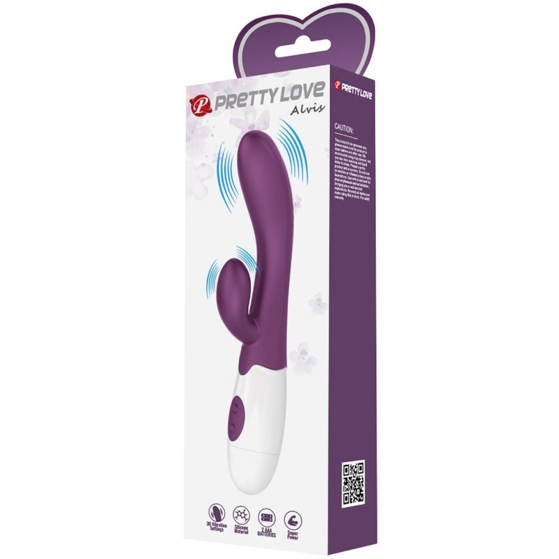 Alvis purple rabbit and g-spot vibrator