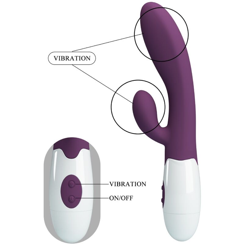 Alvis purple rabbit and g-spot vibrator