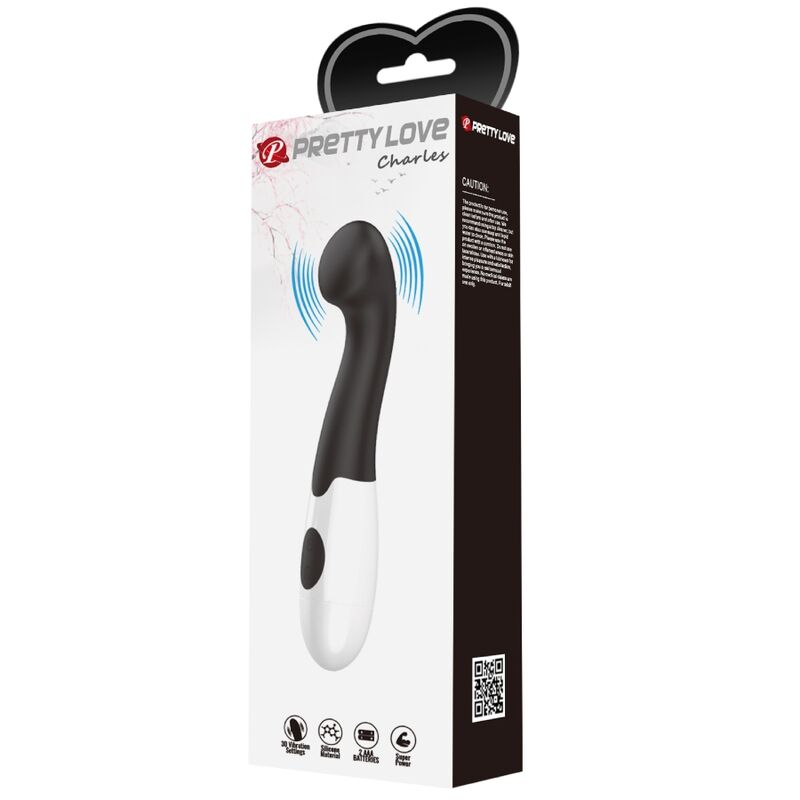 Charles G-spot vibrator 30 modes black