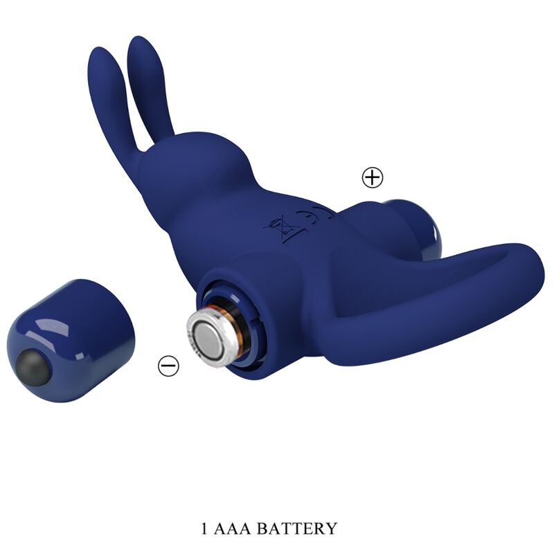 Jiro bague lapin avec vibration bleu