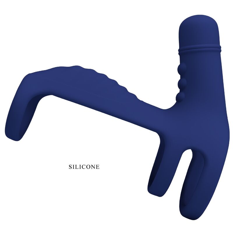 Elish Vibrating Ring with Blue Extension