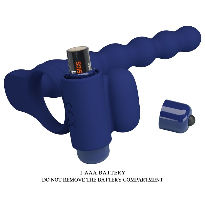 Ajmal vibrating ring with blue plug