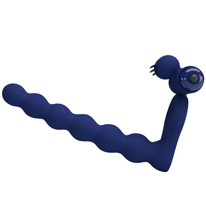 Ajmal anneau vibrant avec plug bleu