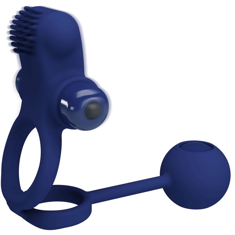 Remington Double Vibrating Ring with Blue Plug