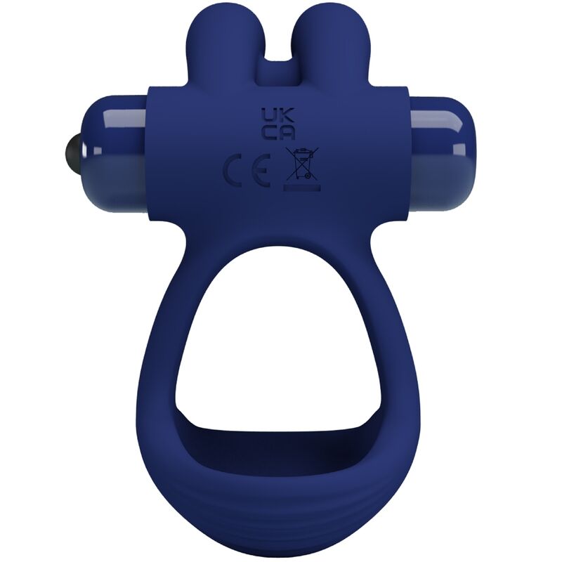 Francisco Double Vibrating Rabbit Ring Blue