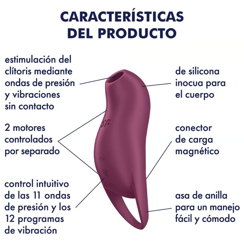 Pocket Pro 1 Garnet Clitoris Stimulator