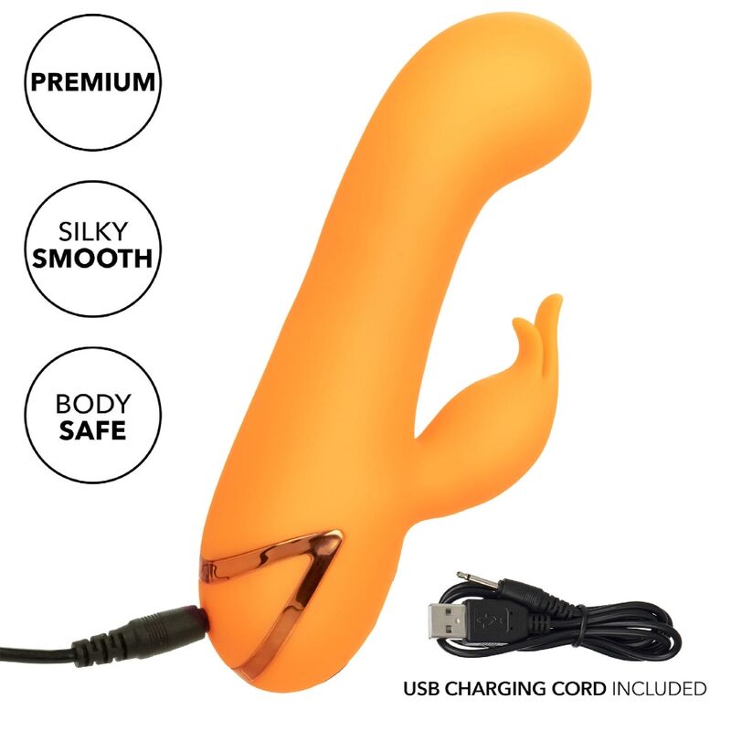 Montecito Muse Orange Rabbit Vibrator by California Dreaming