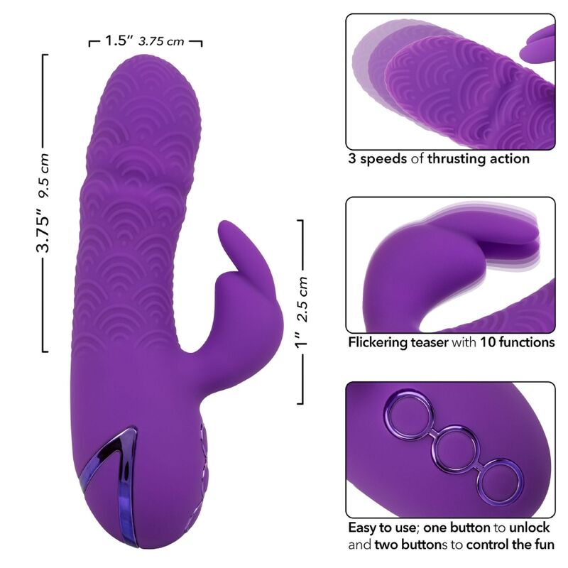 Manhattan beach marvel purple rabbit vibrator by california dreaming