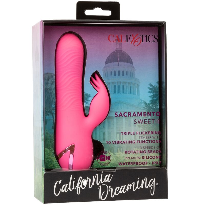 Sacramento sweetie vibrateur lapin rose par california dreaming