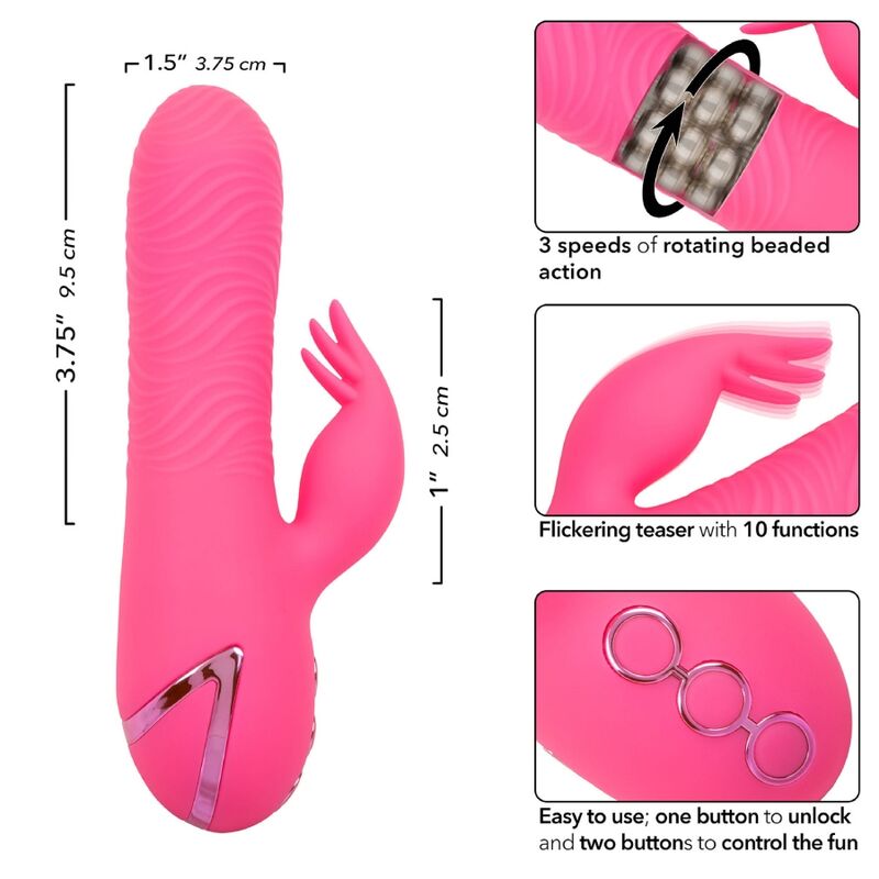 Sacramento sweetie vibrateur lapin rose par california dreaming