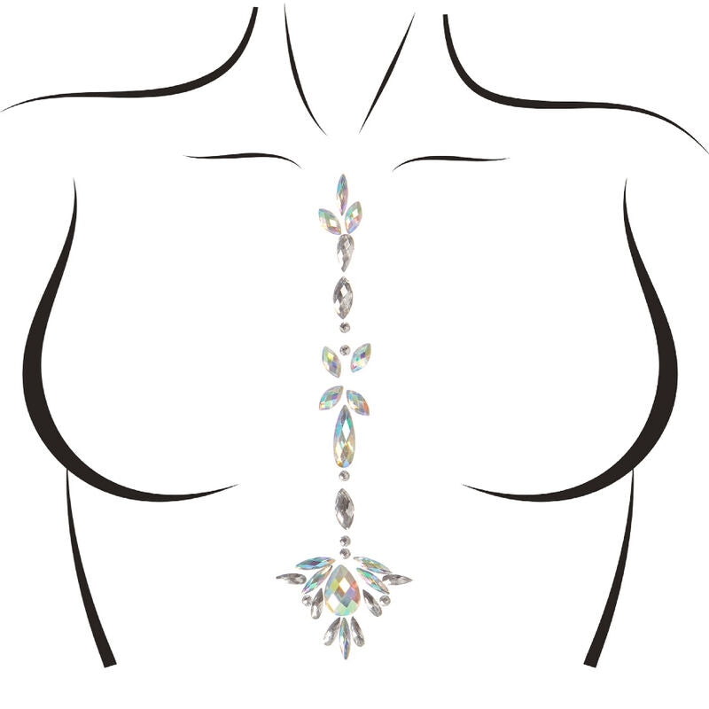 Bijou de corps adhésif jade