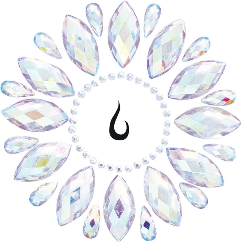 Bijou de corps adhésif fluer