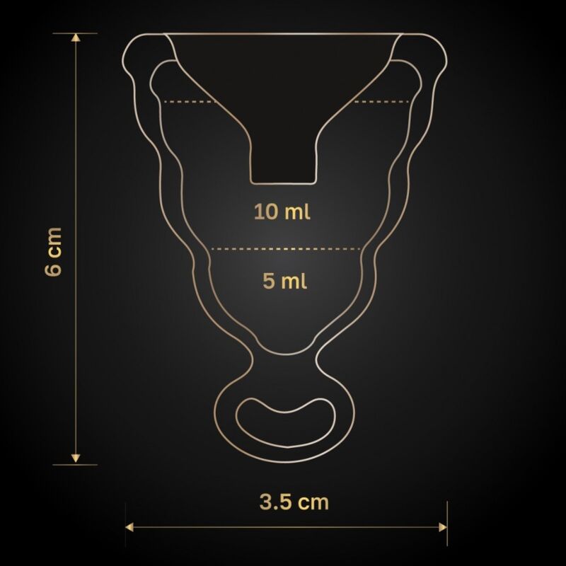 Gcup coupe menstruelle noire