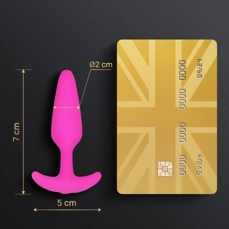 Gplug anal plug vibrator xs fuchsia