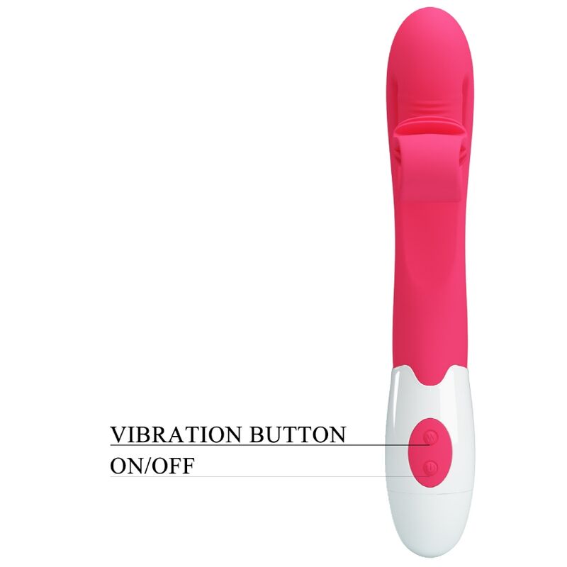 30-speed pink vibrator and stimulator