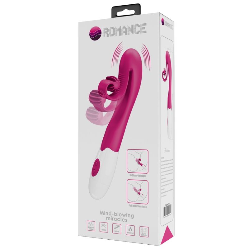 30-speed pink vibrator and stimulator