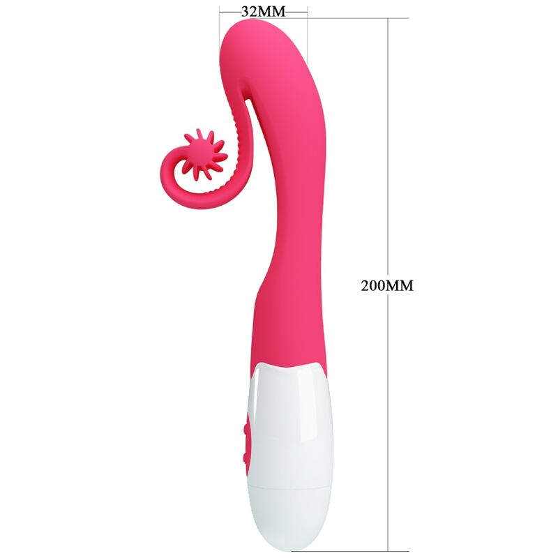 30-speed pink vibrator and stimulator