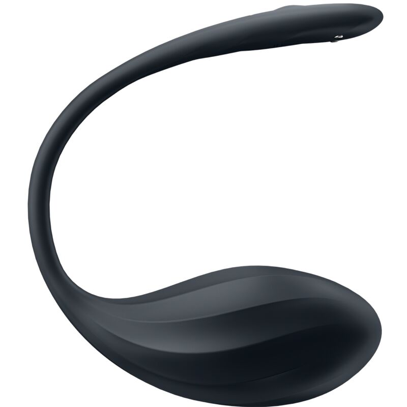 Ribbed Petal Black G-Spot Stimulator Remote Control Free App