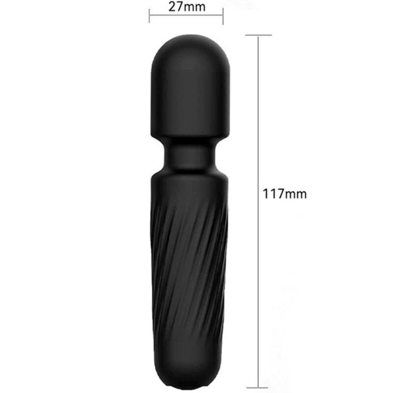 Your magic rechargeable massager &amp; vibrator 10 vibrations black