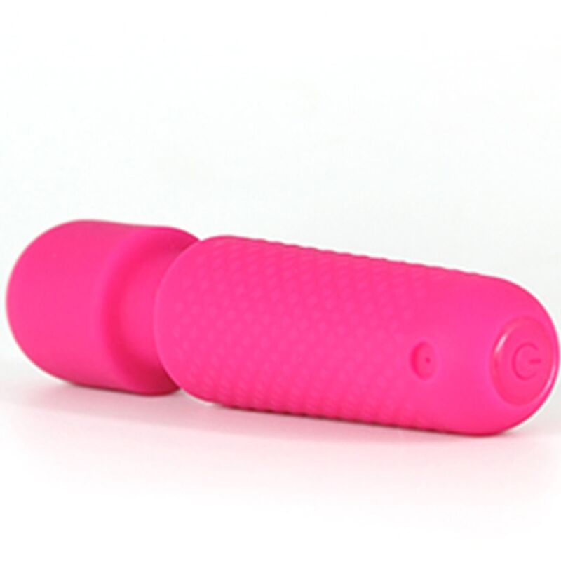 Your magic rechargeable massager &amp; vibrator 10 vibrations wand dots pink