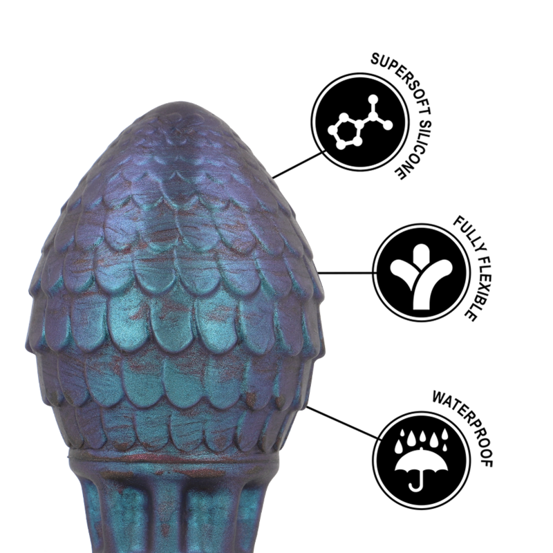 Vrakos dragon egg anal plug size m