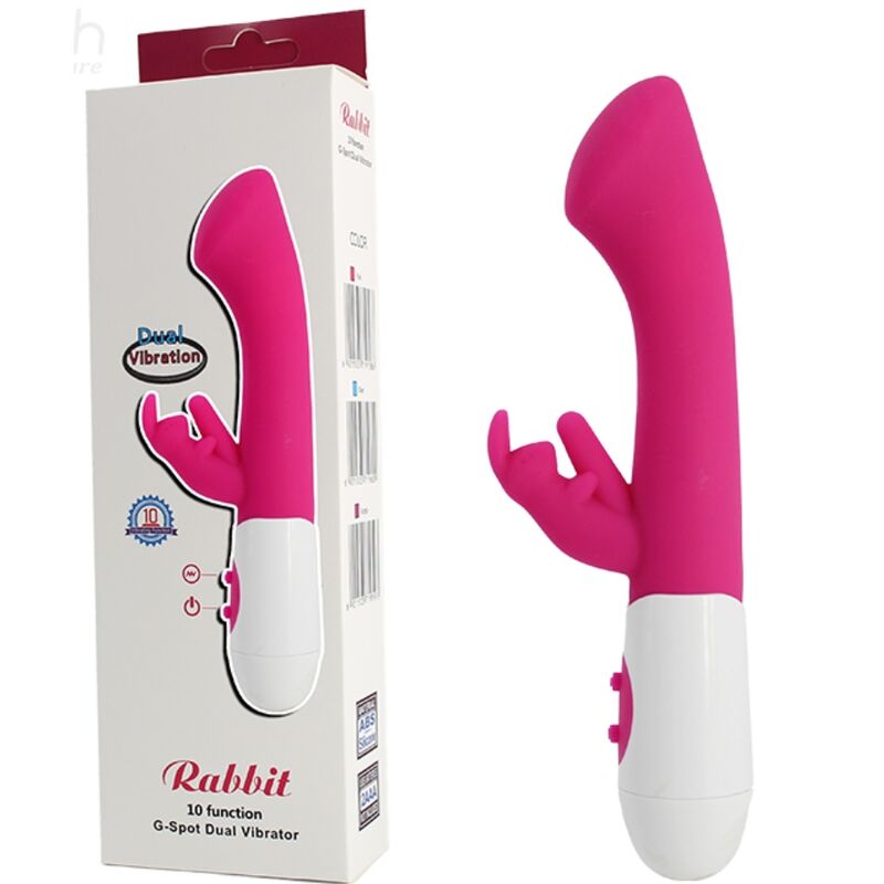 10-speed pink g-spot rabbit vibrator &amp; stimulator