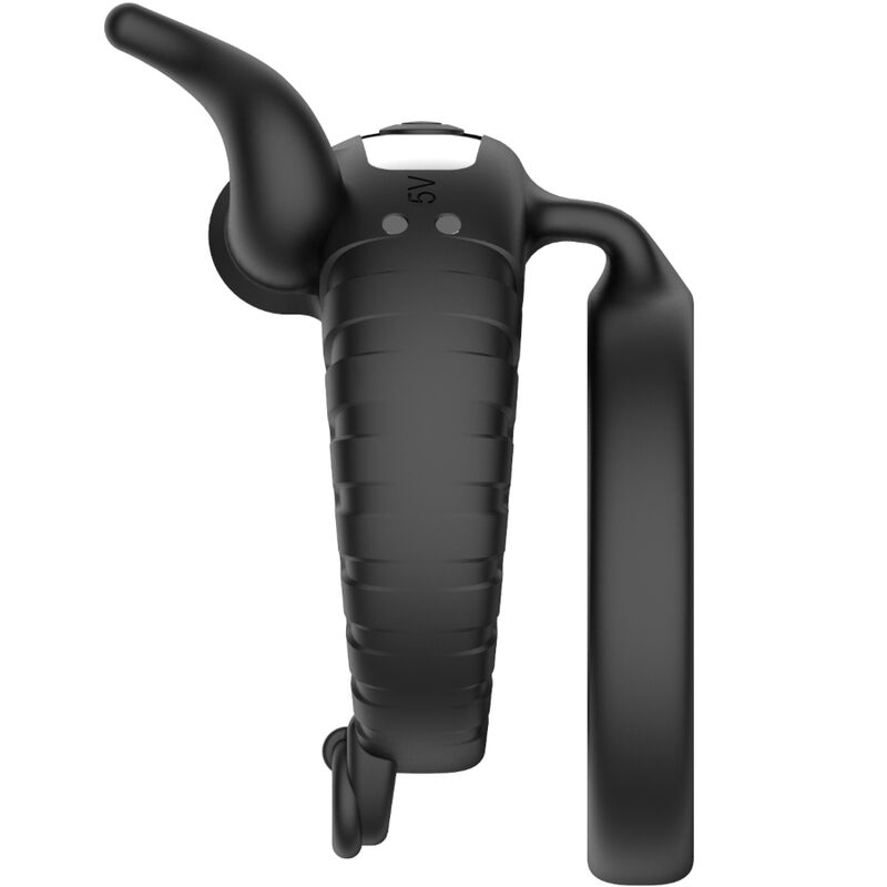 Bull's Passion 10-speed vibrating ring black