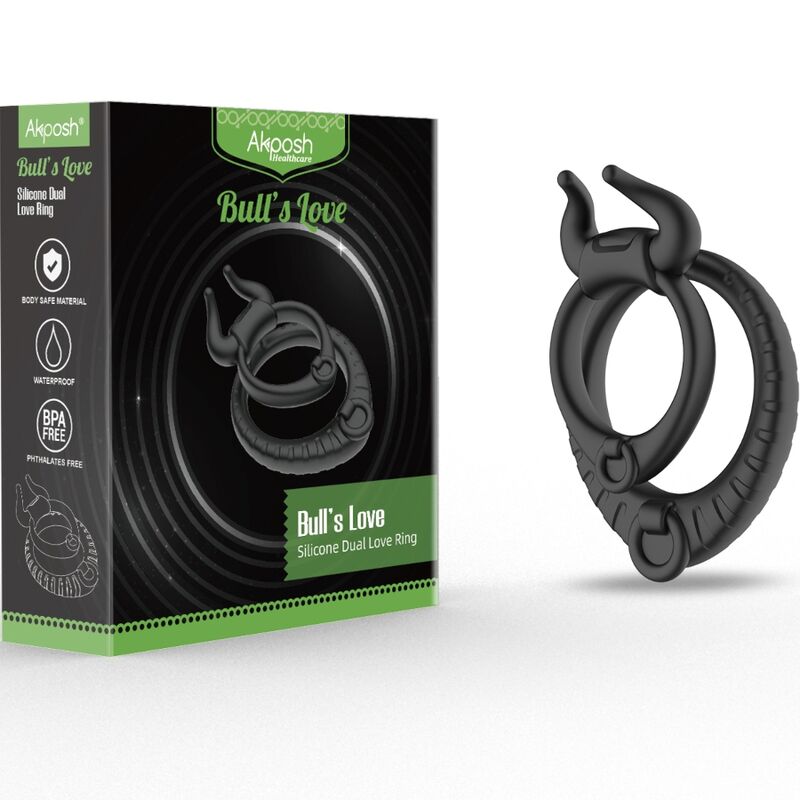 Bull's passion black ring
