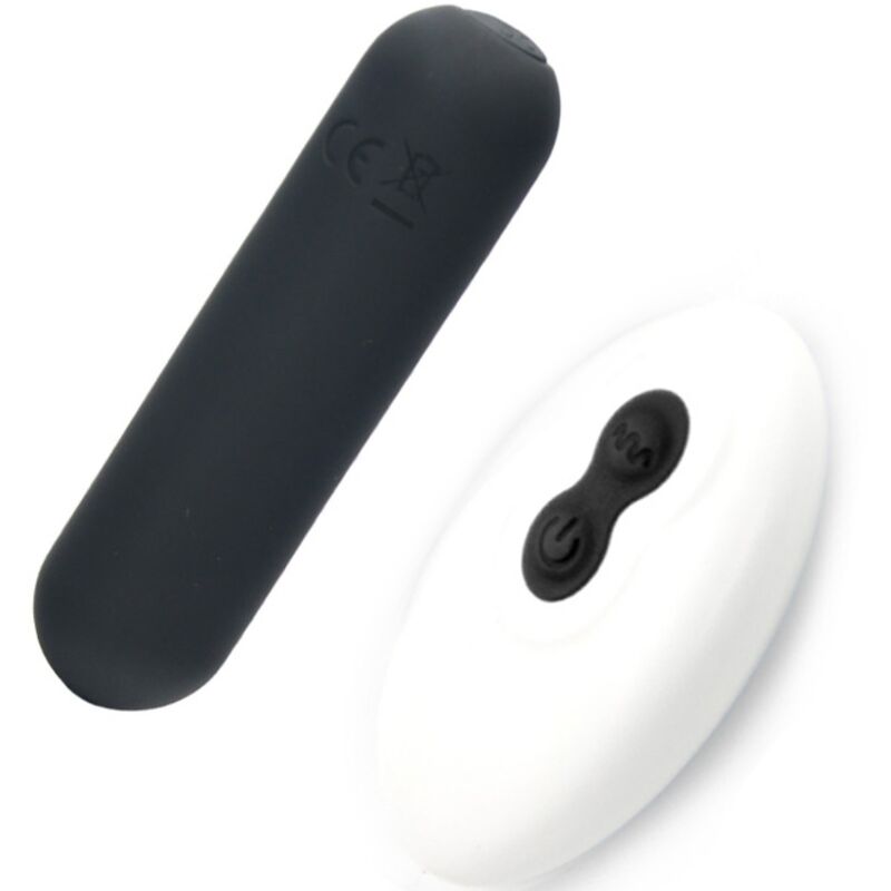Splash joliene bullet vibrator remote control silicone 10 vibrations 65 x 15 cm black