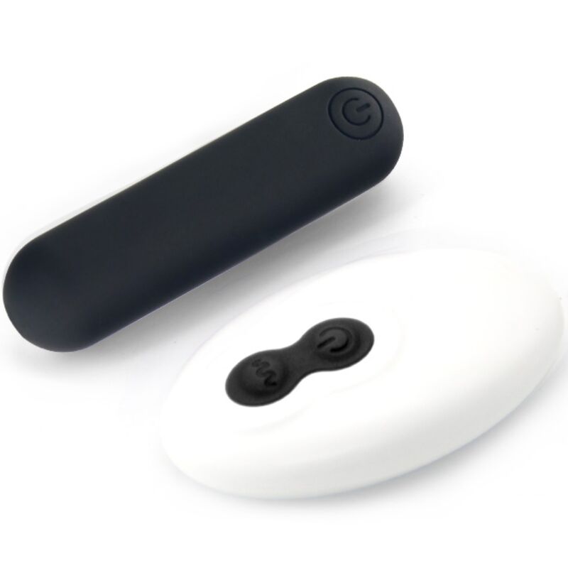Splash joliene bullet vibrator remote control silicone 10 vibrations 65 x 15 cm black