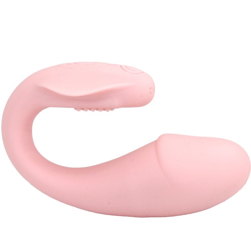 Freshfun Cici Stap-On Vibrator Remote Control &amp; App 10 Vibrations Pink