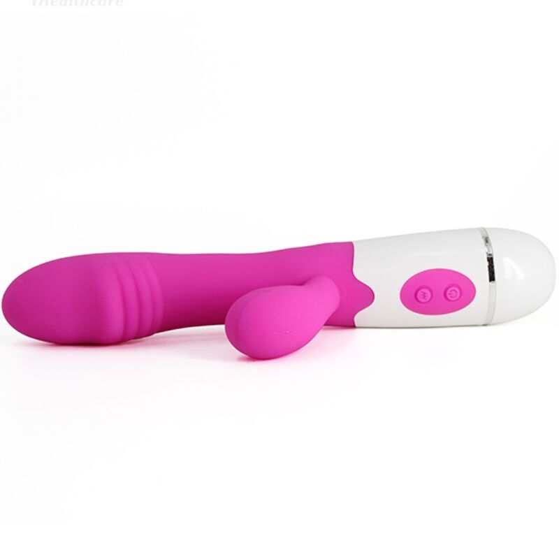 Abby Vibrator &amp; Stimulator 16 Speeds Pink