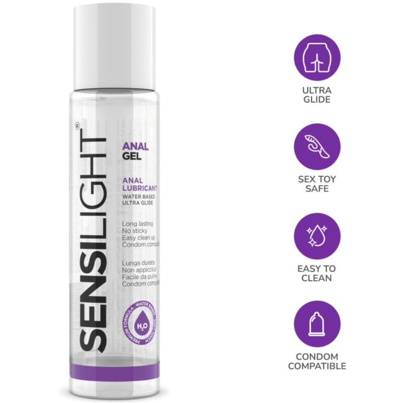 sensilight slippery anal gel 60 ml