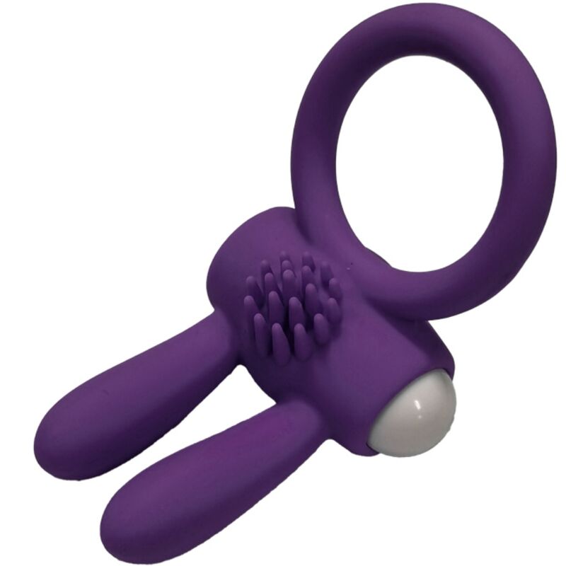 Mr bunny purple silicone vibrating ring