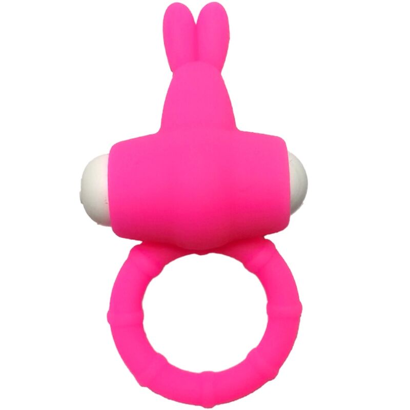 Ms bunny pink silicone vibrating ring