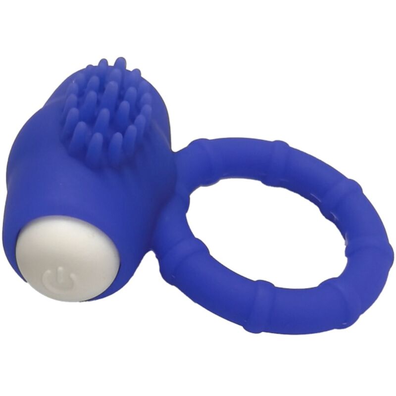 Power o blue silicone vibrating ring