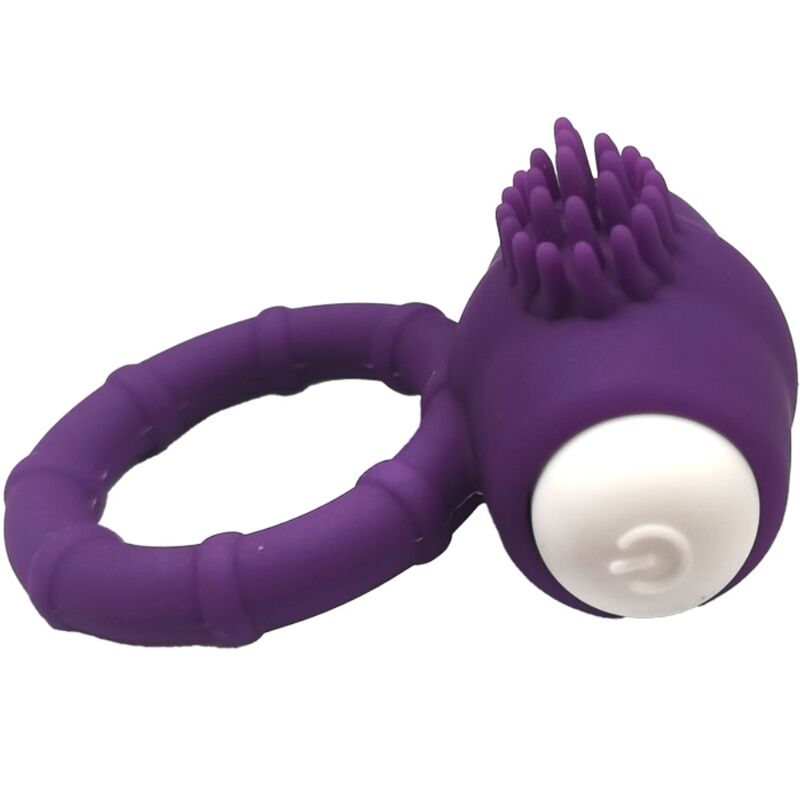 Power o purple silicone vibrating ring