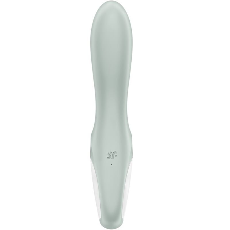 Air pump booty 3 inflatable anal vibrator gray green