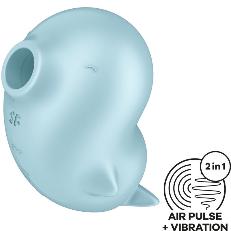Sassy Seal Stimulator and Vibrator Blue