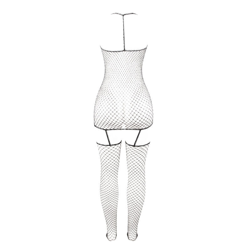 951955 shiny fishnet bodystocking one size