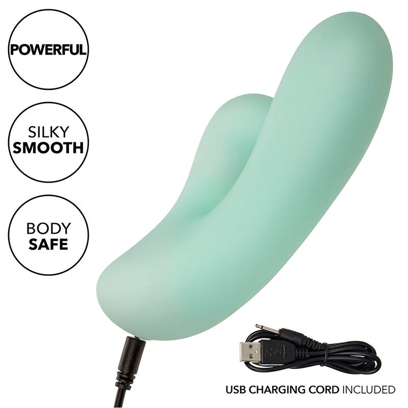 Pacifica Fiji Vibrator &amp; G-Spot Stimulator 10 Vibrations Aqua