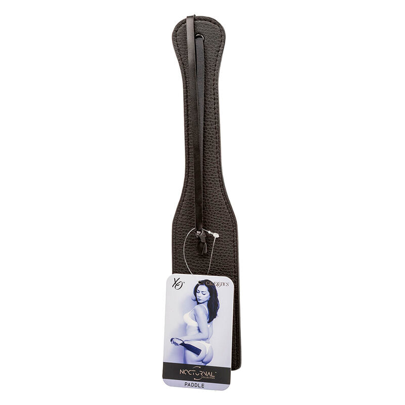 Nocturnal paddle in black leather