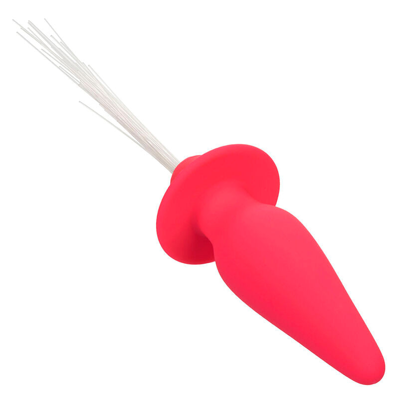 Southern lights light up anal plug 10 vibrations pink silicone