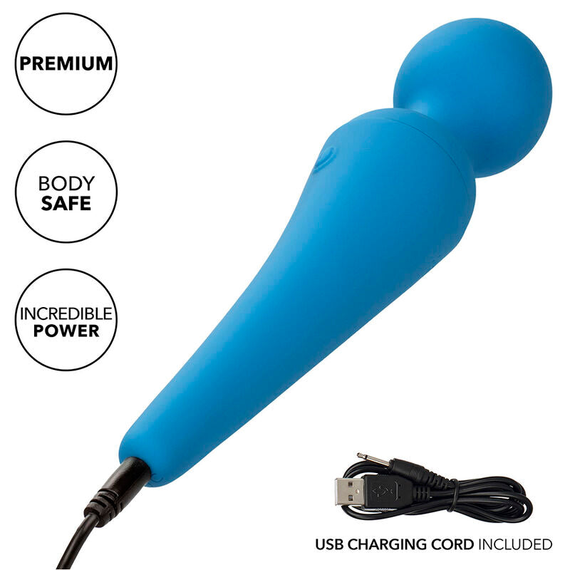 Couture kit vibrator wand 10 vibrations blue