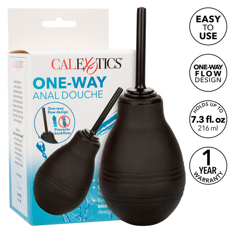 One way black anal douche